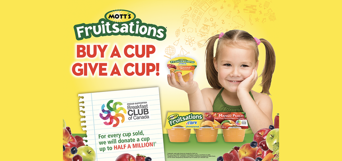 Mott's Fruitsations Supports Toonies for Tummies