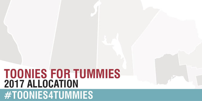 #Toonies for Tummies Shares How 2017 Donations Are Making an Impact
